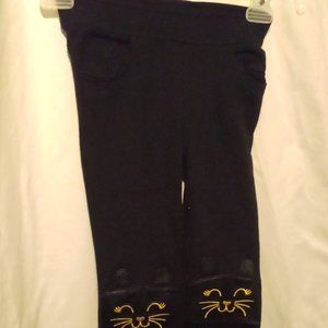 little girls black leggings
